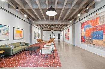Several gathering spaces
